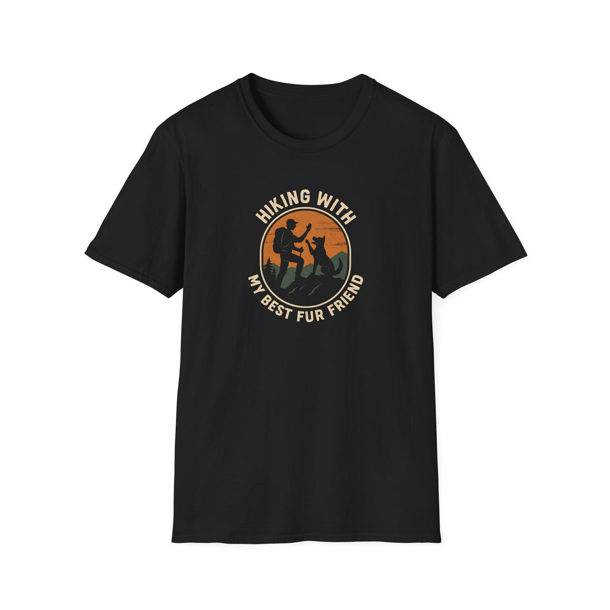 Hiking With Fur Friend T-Shirt
