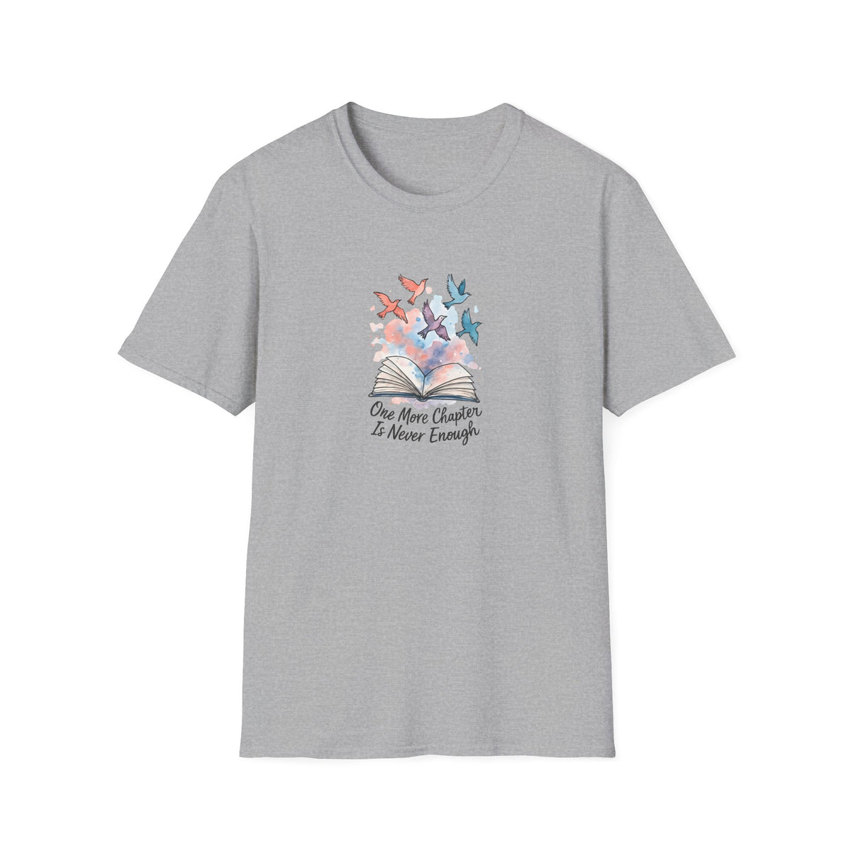 Open Book and Birds T-Shirt